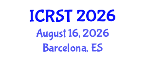 International Conference on Radar Science and Technology (ICRST) August 16, 2026 - Barcelona, Spain