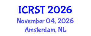 International Conference on Radar Science and Technology (ICRST) November 04, 2026 - Amsterdam, Netherlands