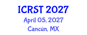 International Conference on Radar Science and Technology (ICRST) April 05, 2027 - Cancún, Mexico International Conference on Radar Science and Technology (ICRST) April 05, 2027 - Cancún, Mexico