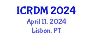 International Conference on Radiation Detection and Measurement (ICRDM) April 11, 2024 - Lisbon, Portugal
