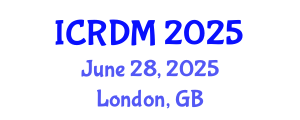 International Conference on Radiation Detection and Measurement (ICRDM) June 28, 2025 - London, United Kingdom