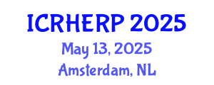International Conference on Radiation Health Effects and Radiation Protection (ICRHERP) May 13, 2025 - Amsterdam, Netherlands