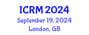 International Conference on Radiation Medicine (ICRM) September 19, 2024 - London, United Kingdom
