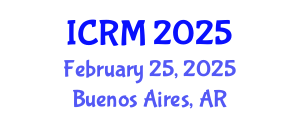 International Conference on Radiation Medicine (ICRM) February 25, 2025 - Buenos Aires, Argentina