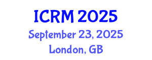 International Conference on Radiation Medicine (ICRM) September 23, 2025 - London, United Kingdom