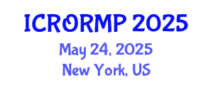 International Conference on Radiation Oncology, Radiobiology and Medical Physics (ICRORMP) May 24, 2025 - New York, United States