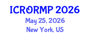 International Conference on Radiation Oncology, Radiobiology and Medical Physics (ICRORMP) May 25, 2026 - New York, United States International Conference on Radiation Oncology, Radiobiology and Medical Physics (ICRORMP) May 25, 2026 - New York, United States