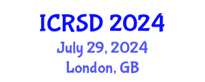 International Conference on Radiation Science and Dosimetry (ICRSD) July 29, 2024 - London, United Kingdom