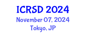 International Conference on Radiation Science and Dosimetry (ICRSD) November 07, 2024 - Tokyo, Japan