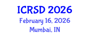 International Conference on Radiation Science and Dosimetry (ICRSD) February 16, 2026 - Mumbai, India International Conference on Radiation Science and Dosimetry (ICRSD) February 16, 2026 - Mumbai, India