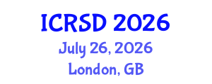 International Conference on Radiation Science and Dosimetry (ICRSD) July 26, 2026 - London, United Kingdom