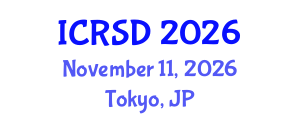 International Conference on Radiation Science and Dosimetry (ICRSD) November 11, 2026 - Tokyo, Japan