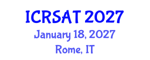 International Conference on Radio Science and Antenna Technology (ICRSAT) January 18, 2027 - Rome, Italy International Conference on Radio Science and Antenna Technology (ICRSAT) January 18, 2027 - Rome, Italy