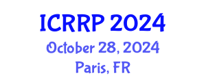 International Conference on Radioactivity and Radiation Protection (ICRRP) October 28, 2024 - Paris, France