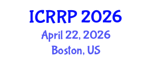 International Conference on Radioactivity and Radiation Protection (ICRRP) April 22, 2026 - Boston, United States