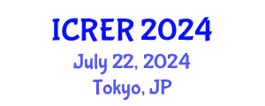 International Conference on Radioecology and Environmental Radioactivity (ICRER) July 22, 2024 - Tokyo, Japan