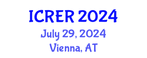 International Conference on Radioecology and Environmental Radioactivity (ICRER) July 29, 2024 - Vienna, Austria
