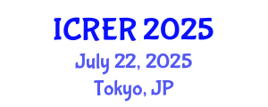 International Conference on Radioecology and Environmental Radioactivity (ICRER) July 22, 2025 - Tokyo, Japan