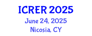 International Conference on Radioecology and Environmental Radioactivity (ICRER) June 24, 2025 - Nicosia, Cyprus
