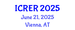 International Conference on Radioecology and Environmental Radioactivity (ICRER) June 21, 2025 - Vienna, Austria