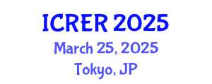 International Conference on Radioecology and Environmental Radioactivity (ICRER) March 25, 2025 - Tokyo, Japan