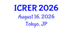 International Conference on Radioecology and Environmental Radioactivity (ICRER) August 16, 2026 - Tokyo, Japan