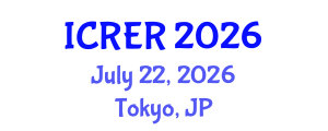 International Conference on Radioecology and Environmental Radioactivity (ICRER) July 22, 2026 - Tokyo, Japan