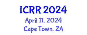 International Conference on Radiography and Radiotherapy (ICRR) April 11, 2024 - Cape Town, South Africa