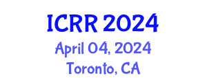 International Conference on Radiography and Radiotherapy (ICRR) April 04, 2024 - Toronto, Canada