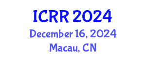 International Conference on Radiography and Radiotherapy (ICRR) December 16, 2024 - Macau, China