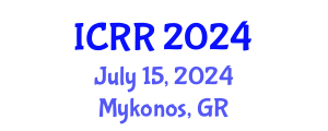 International Conference on Radiography and Radiotherapy (ICRR) July 15, 2024 - Mykonos, Greece