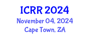 International Conference on Radiography and Radiotherapy (ICRR) November 04, 2024 - Cape Town, South Africa