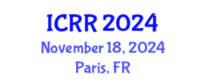 International Conference on Radiography and Radiotherapy (ICRR) November 18, 2024 - Paris, France