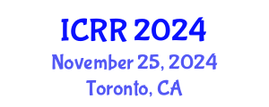 International Conference on Radiography and Radiotherapy (ICRR) November 25, 2024 - Toronto, Canada