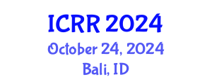 International Conference on Radiography and Radiotherapy (ICRR) October 24, 2024 - Bali, Indonesia