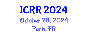 International Conference on Radiography and Radiotherapy (ICRR) October 28, 2024 - Paris, France