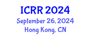 International Conference on Radiography and Radiotherapy (ICRR) September 26, 2024 - Hong Kong, China