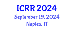 International Conference on Radiography and Radiotherapy (ICRR) September 19, 2024 - Naples, Italy