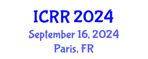International Conference on Radiography and Radiotherapy (ICRR) September 20, 2024 - Paris, France
