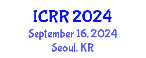 International Conference on Radiography and Radiotherapy (ICRR) September 16, 2024 - Seoul, Republic of Korea