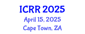International Conference on Radiography and Radiotherapy (ICRR) April 15, 2025 - Cape Town, South Africa