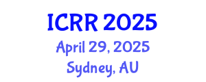 International Conference on Radiography and Radiotherapy (ICRR) April 29, 2025 - Sydney, Australia