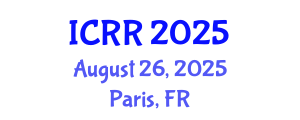 International Conference on Radiography and Radiotherapy (ICRR) August 26, 2025 - Paris, France