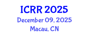 International Conference on Radiography and Radiotherapy (ICRR) December 09, 2025 - Macau, China