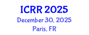 International Conference on Radiography and Radiotherapy (ICRR) December 30, 2025 - Paris, France