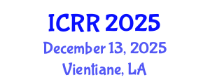 International Conference on Radiography and Radiotherapy (ICRR) December 13, 2025 - Vientiane, Laos