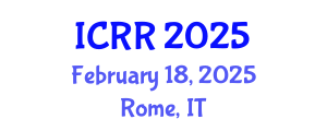 International Conference on Radiography and Radiotherapy (ICRR) February 18, 2025 - Rome, Italy