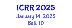International Conference on Radiography and Radiotherapy (ICRR) January 14, 2025 - Bali, Indonesia