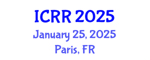 International Conference on Radiography and Radiotherapy (ICRR) January 25, 2025 - Paris, France