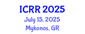 International Conference on Radiography and Radiotherapy (ICRR) July 15, 2025 - Mykonos, Greece
